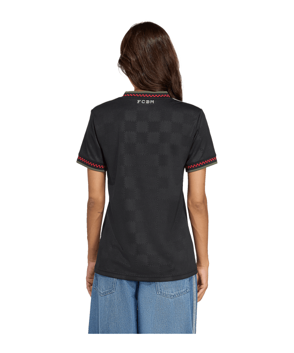 adidas FC Bayern München Trikot 3rd 2025/2026 Damen Schwarz - schwarz