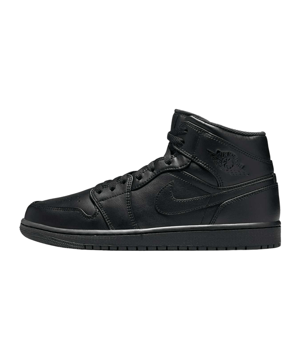 Jordan Air 1 Mid Schwarz F093 - schwarz