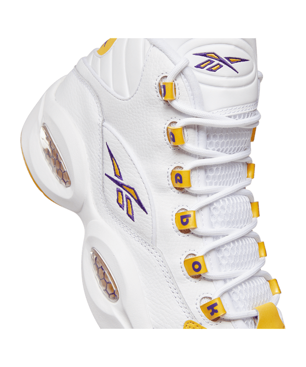 Reebok Question MID Weiss Gelb - weiss