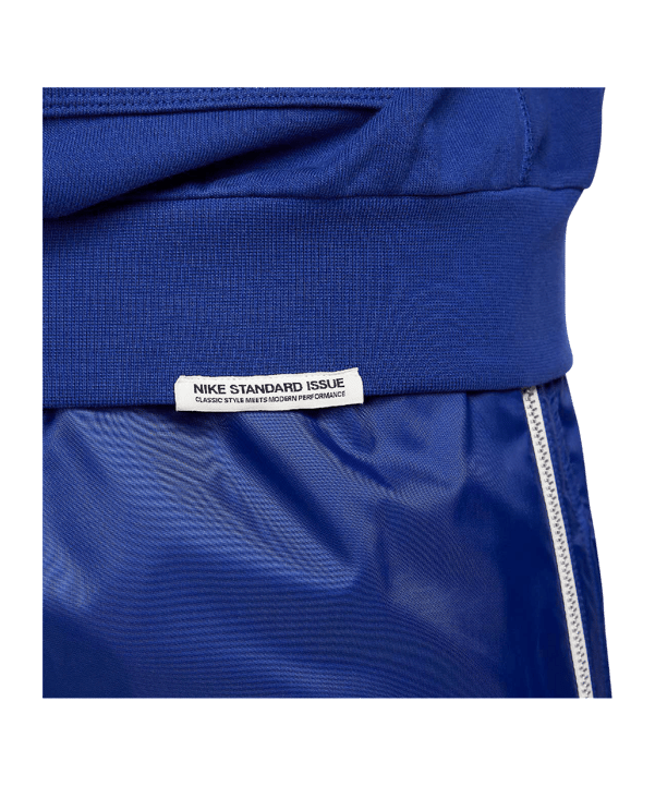 Nike Standard Issue Chain Hoody Blau Weiss F455 - blau