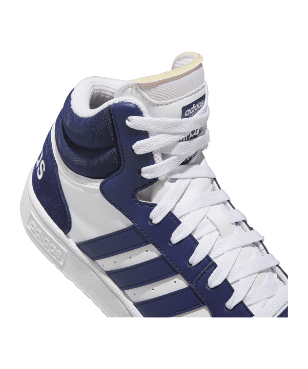 adidas Hoops 3 Mid Classic Vintage Sneaker Weiß - weiss