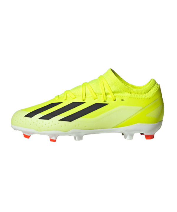 adidas X Crazyfast League FG Solar Energy  enfants jaune noir blanc - jaune