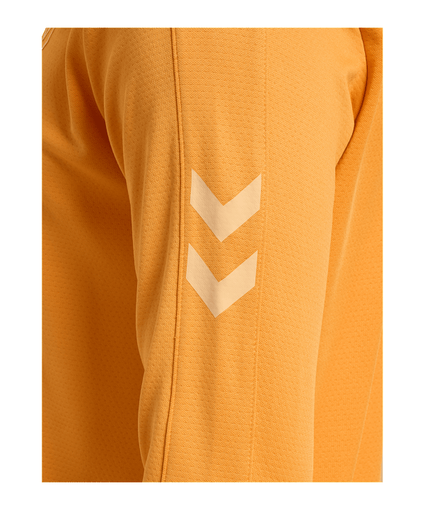 Hummel Active Pl Half Zip Sweatshirt Orange F3237 - orange