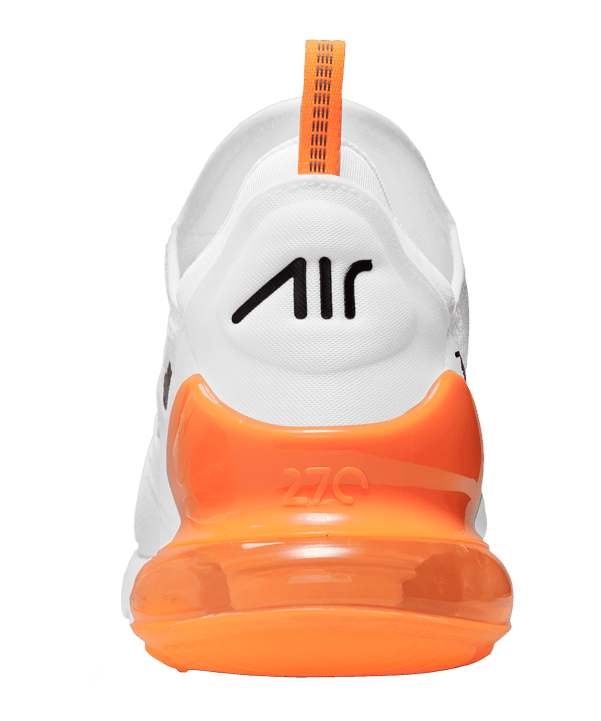 Nike Air Max 270 ESS Weiss Orange Silber F100 - weiss