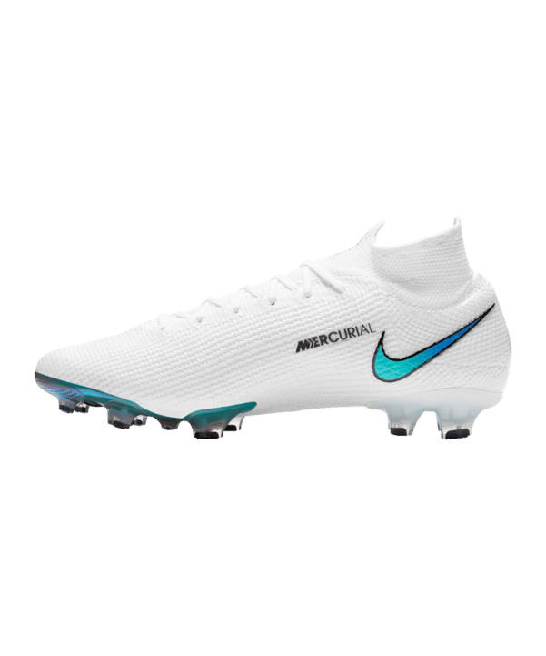 Nike Mercurial Superfly VII Flash Crimson Elite FG Weiss F163 - weiss