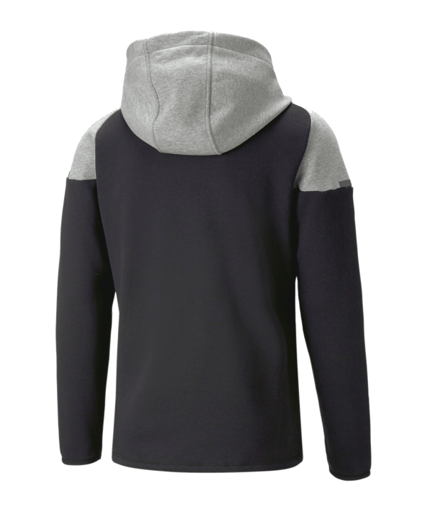 PUMA teamCUP Casuals Kapuzenjacke Schwarz F03 - schwarz