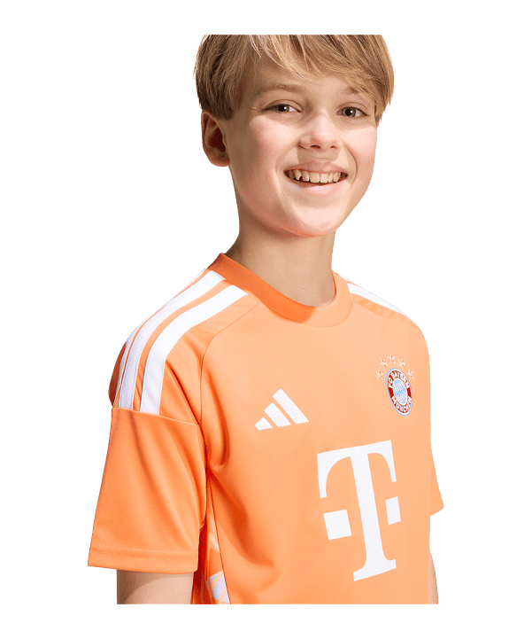 adidas FC Bayern München Torwarttrikot 2026/2027 Kids Orange - orange