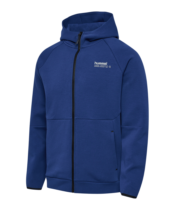 Hummel Tech Fleece Regular Kapuzenjacke Blau F7424 - blau