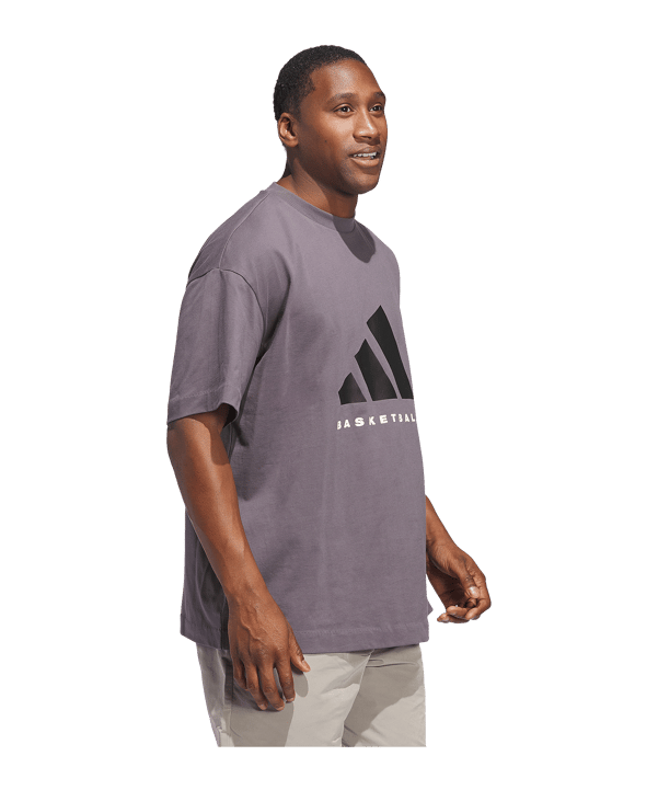 adidas Adi Basketball T-Shirt Grau - grau