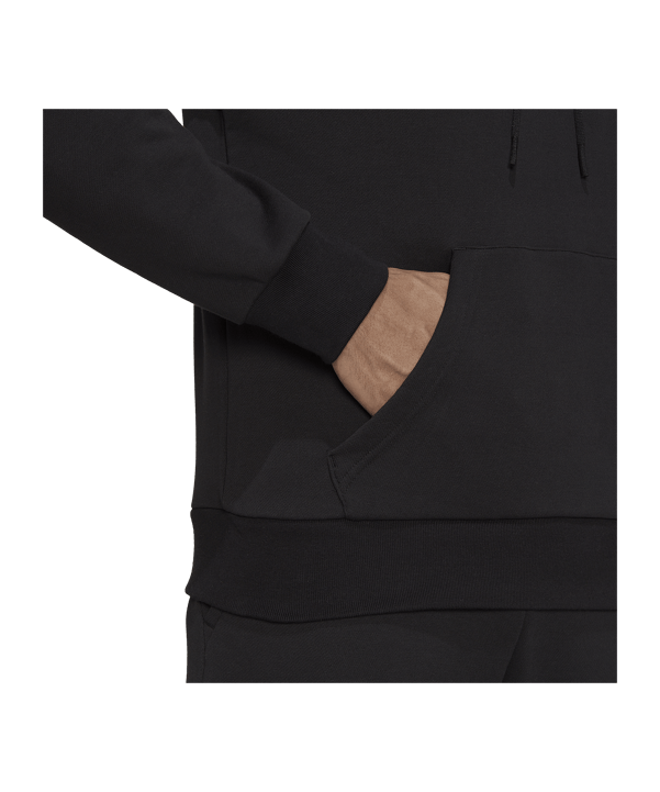 adidas 3B Hoody Schwarz Weiss - schwarz