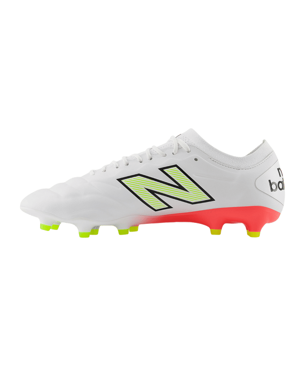 New Balance 442 Elite V2 FG Flash Point Weiss FEB2 - weiss