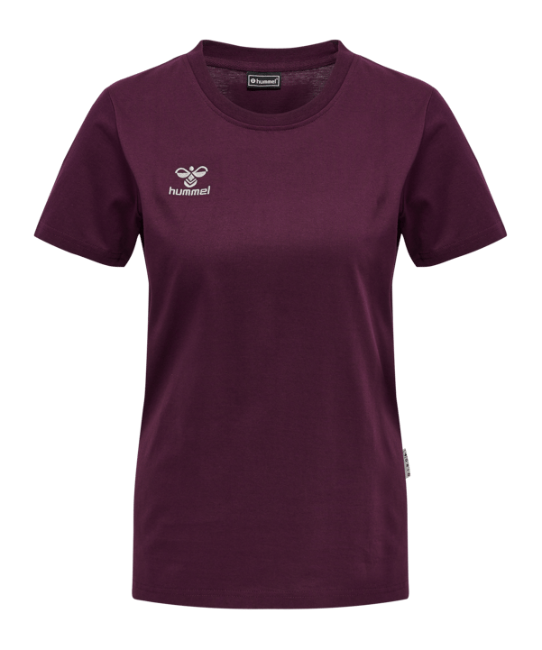 Hummel Move Grid T-Shirt Damen Rot F3506 - rot