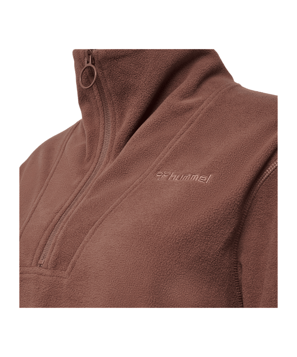 Hummel Mt Connect Loose Half Zip Sweatshirt Damen Braun F8040 - braun