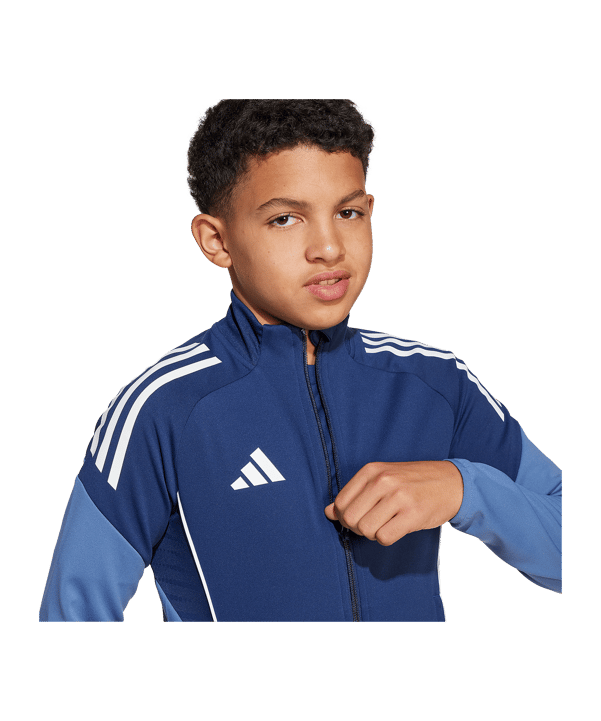 adidas Tiro 25 Competition Trainingsjacke Kids Blau - blau