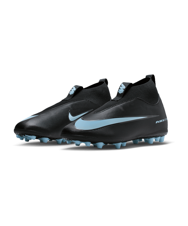 Nike Air Zoom Mercurial Superfly X Academy AG Shadow Kids Schwarz F001 - schwarz