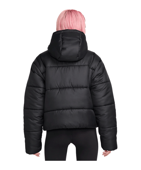 Nike Synthetic Puffer Jacke Damen Schwarz F010 - schwarz