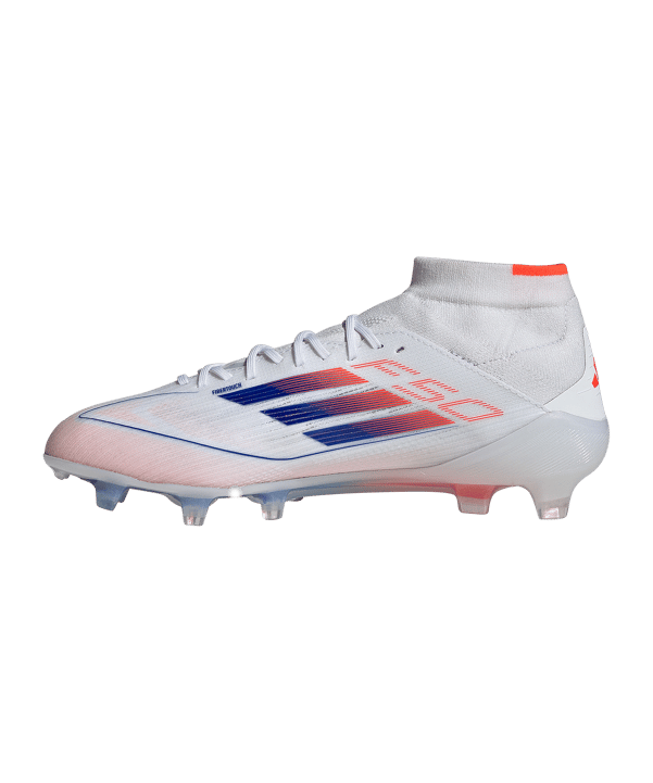 adidas F50 Elite Mid FG Advancement Damen Weiss Blau - weiss