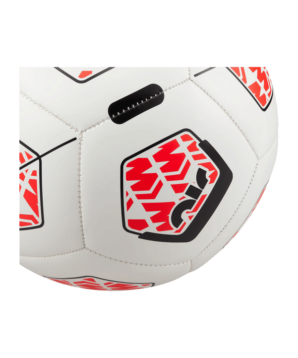 Nike Mercurial Fade Trainingsball Weiss Rot F100 - weiss