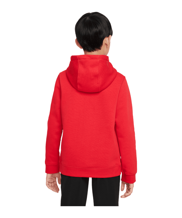 Nike TFF Hoody Kids Rot - rot