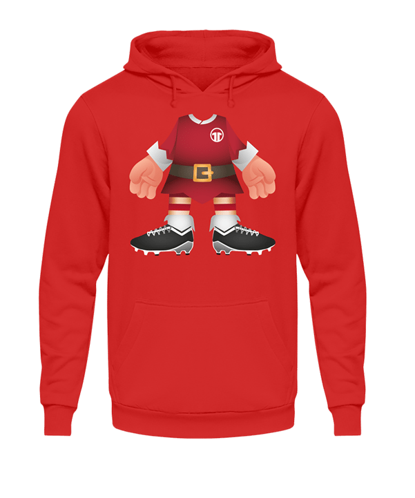 11teamsports Ugly Xmas Elf Hoody Rot - rot