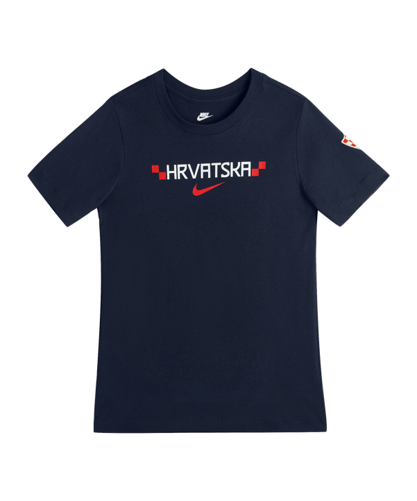Nike HNS Kroatien Graphic T-Shirt Blau F451 - blau