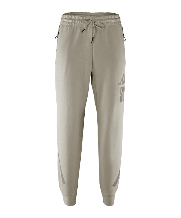 adidas FC Schalke 04 Z.N.E. Jogginghose Beige - beige