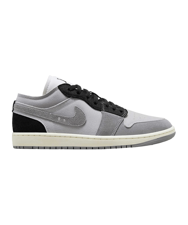 Jordan Air 1 Low SE Craft Schwarz Grau F002 - grau