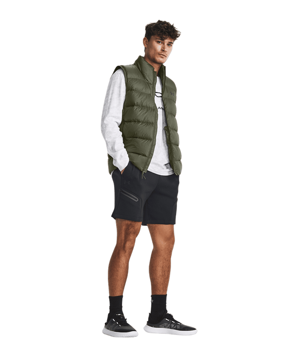 Under Armour Unstoppable Fleece Short Schwarz F001 - schwarz