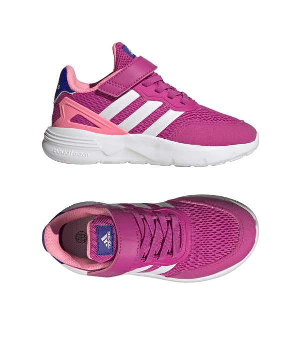 adidas Nebzed Lifestyle Running Elastic Lace Top Strap Sh Pink - pink