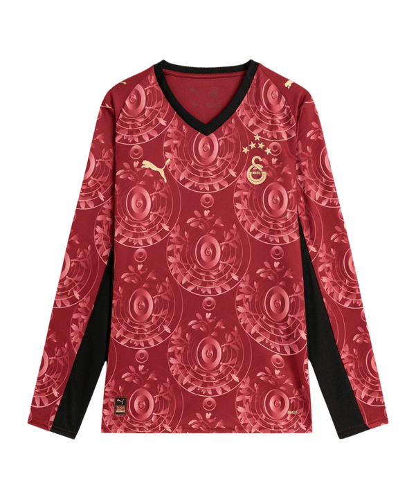 PUMA Galatasaray Istanbul Maglia maniche lunghe 3rd 2025/2026 Rosso C03 - rosso