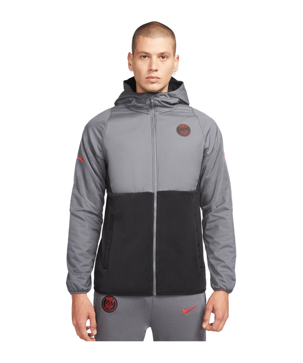 Nike Paris St. Germain Allwetterjacke Grau F025 - grau