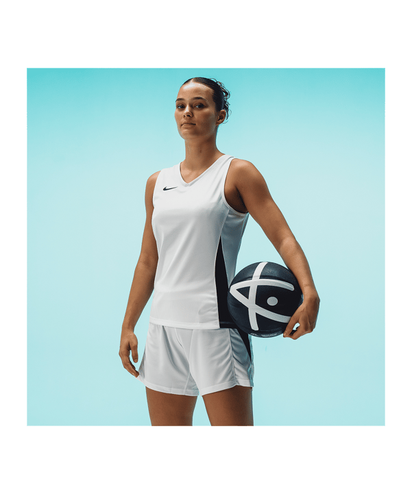 Nike Team Basketball Stock Trikot Damen Weiss F100 - weiss