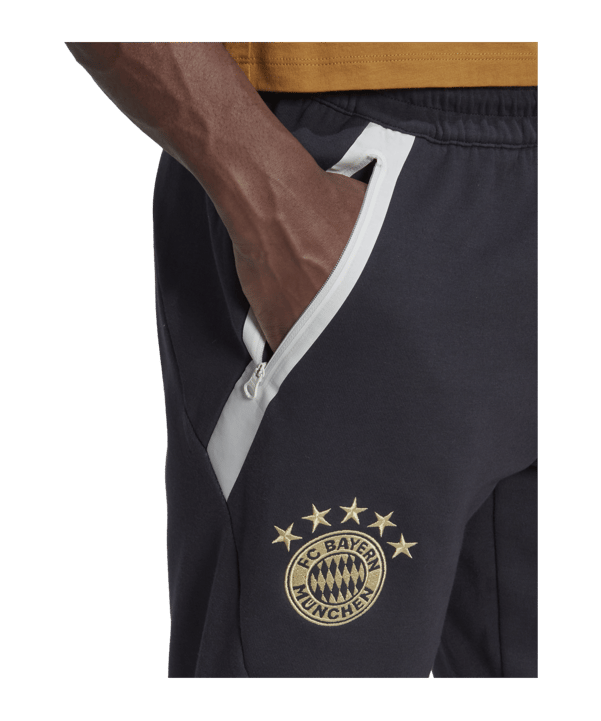 adidas FC Bayern München Travel Jogginghose Grau - grau