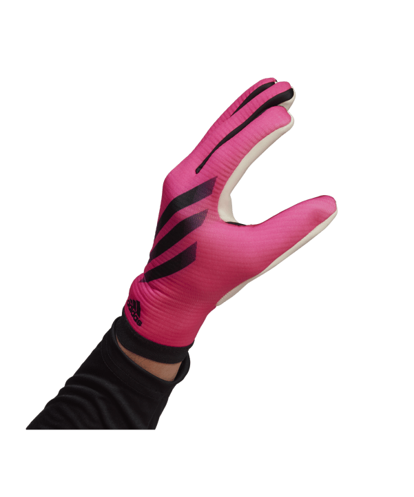 adidas X TRN Torwarthandschuh Pink Schwarz - pink