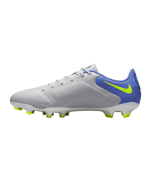 Nike Tiempo Legend IX Recharge Academy FG/MG Grau Gelb Blau F075 - grau