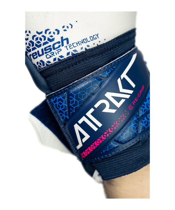 Reusch Attrakt Grip TW-Handschuhe Blau F4310 - blau