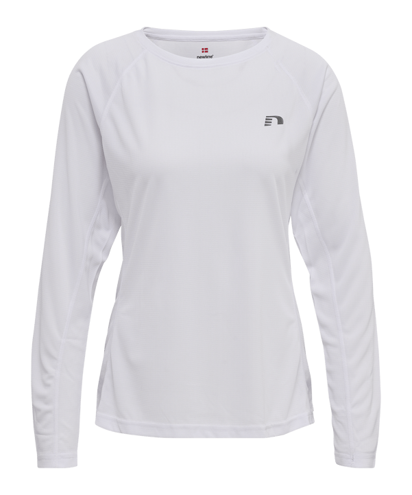 Newline Core Sweatshirt Running Damen Weiss F9001 - weiss