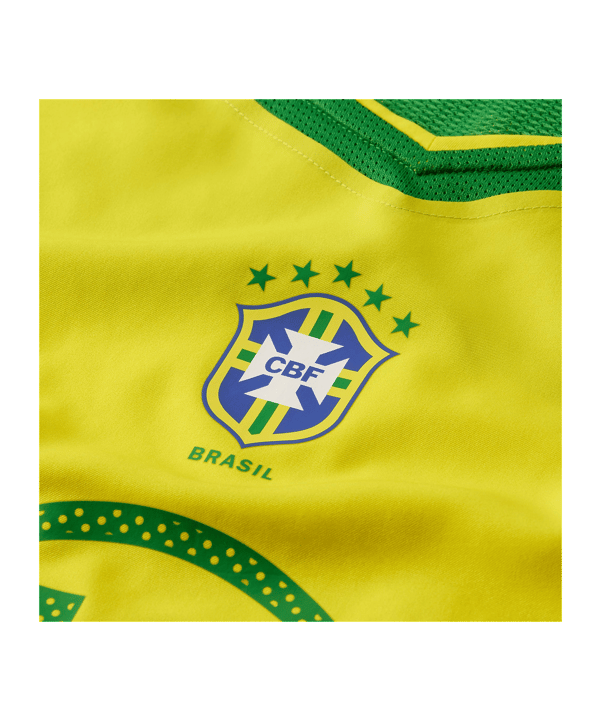 Nike Brazil Reissue 2004 Ronaldinho + 10 Trikot Gelb F731 - gelb