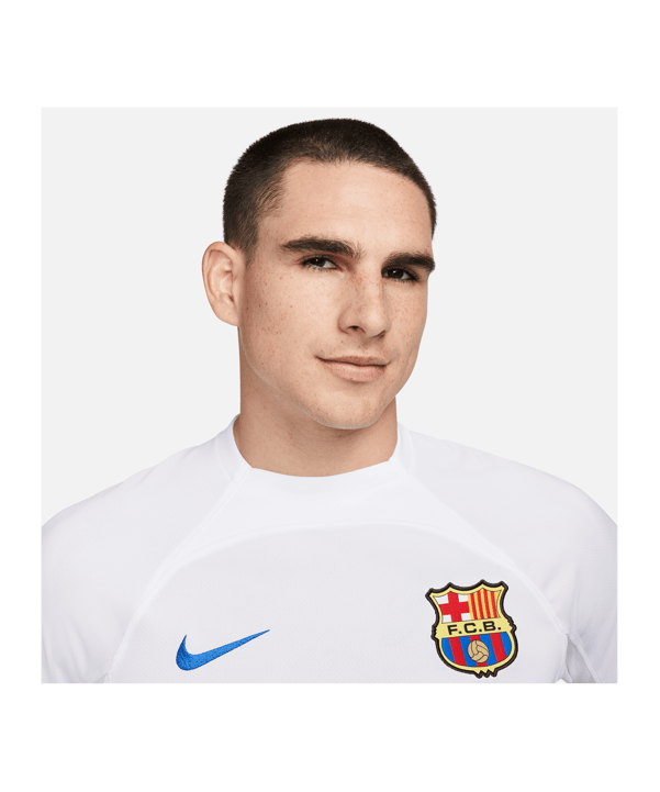 Nike FC Barcelona Trikot Away 2023/2024 Weiss F101 - weiss