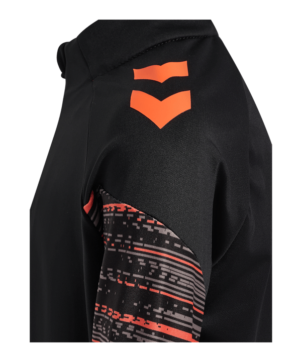 Hummel Blaze Pro Trg Half Zip Sweatshirt Kids Schwarz F2442 - schwarz