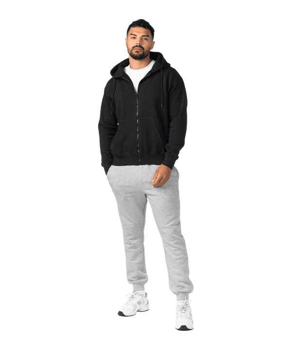 Erima TS Kapuzenjacke Schwarz - schwarz