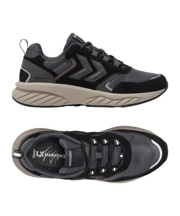 Hummel Marathona Reach Lx Wt Sneaker Schwarz F2093 - schwarz