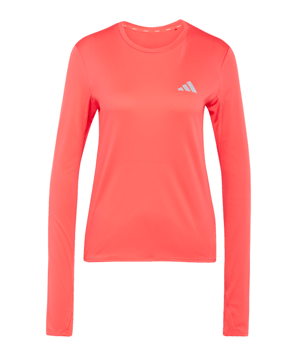 adidas Adizero Ekiden Sweatshirt Damen Rot - rot