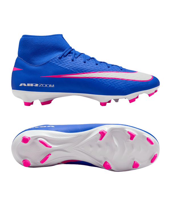 Nike Air Zoom Mercurial Superfly X Academy FG/MG Attack Blau F446 - blau