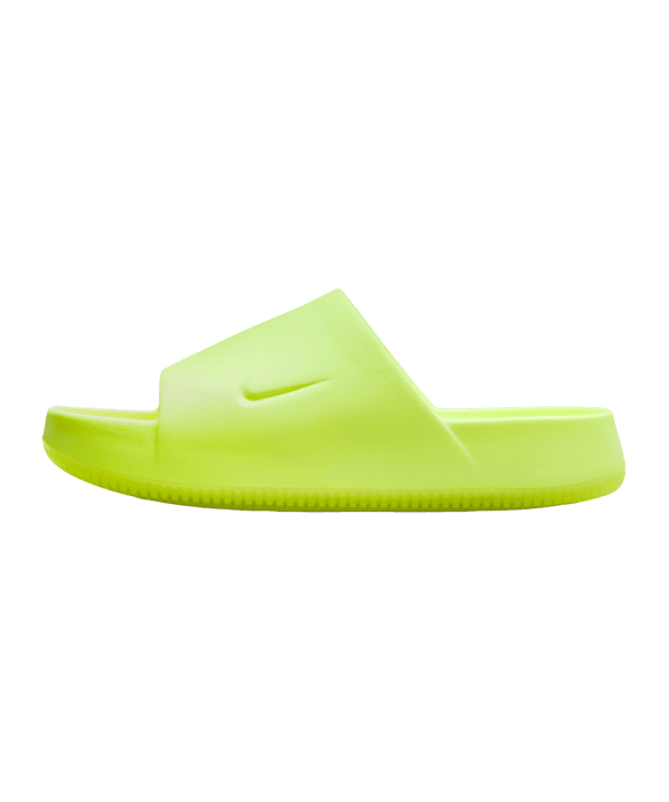Nike Calm Slide Badelatsche Gelb F700 - grau