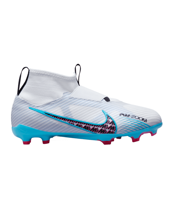 Nike Air Zoom Mercurial Superfly IX Pro FG Blast Weiss Blau Pink F146 - weiss