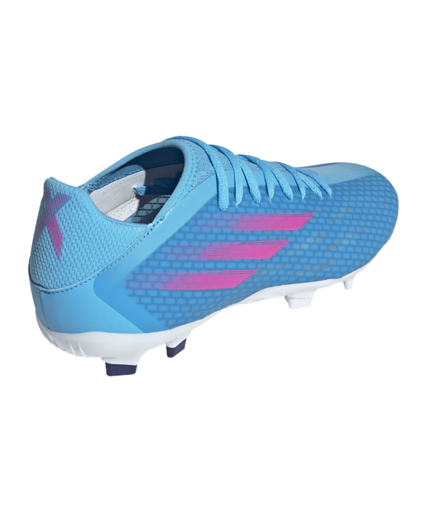 adidas X SPEEDFLOW.3 FG Sapphire Edge Blau Pink Weiss - blau