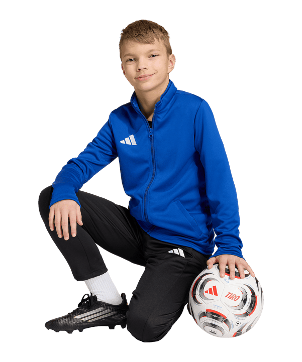 adidas Entrada 26 Trainingsjacke Kids Blau - blau