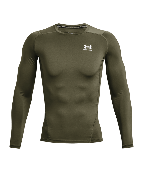 Under Armour Baselayer HG Comp Longlseeve T-Shirt Grün F390 - gruen