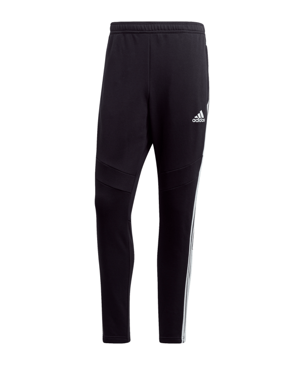 adidas Tiro 19 Jogginghose FT lang Schwarz Weiss - schwarz